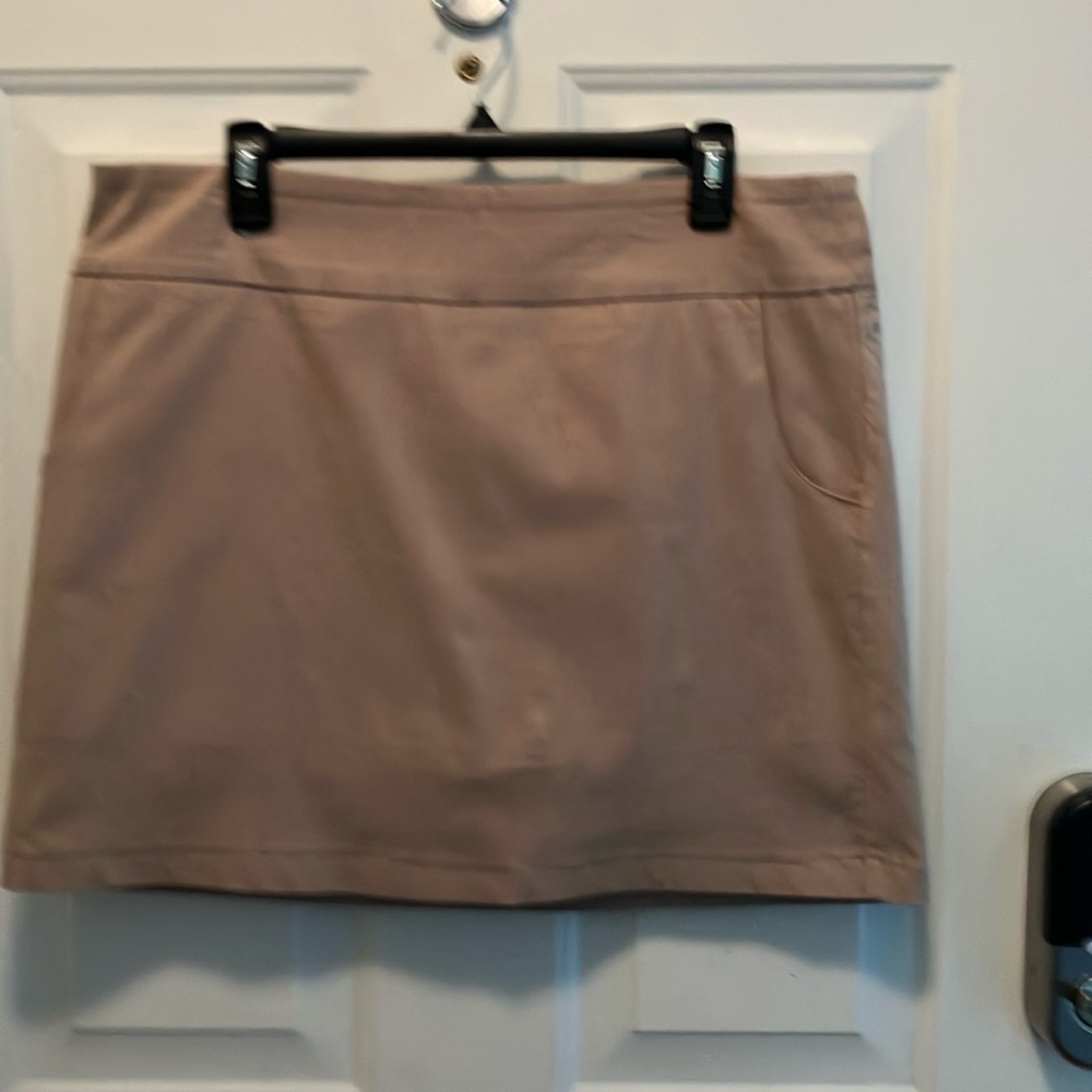 Zac & Rachel Tan Mini Pencil Skirt for Work